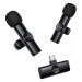 Петличный беспроводной микрофон Borofone BFK16A Winner dual-mic Type-C (Black) в магазине vchehle.ua