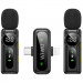Фото Петличный беспроводной микрофон WIWU WM007 Dual-mic (Lightning/Type-C) (Black) в магазине vchehle.ua