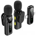 Петличный беспроводной микрофон WIWU WM007 Dual-mic (Lightning/Type-C) (Black) в магазине vchehle.ua