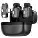 Петличный беспроводной микрофон WIWU WM008 Dual-mic ANC Type-C (Black) в магазине vchehle.ua