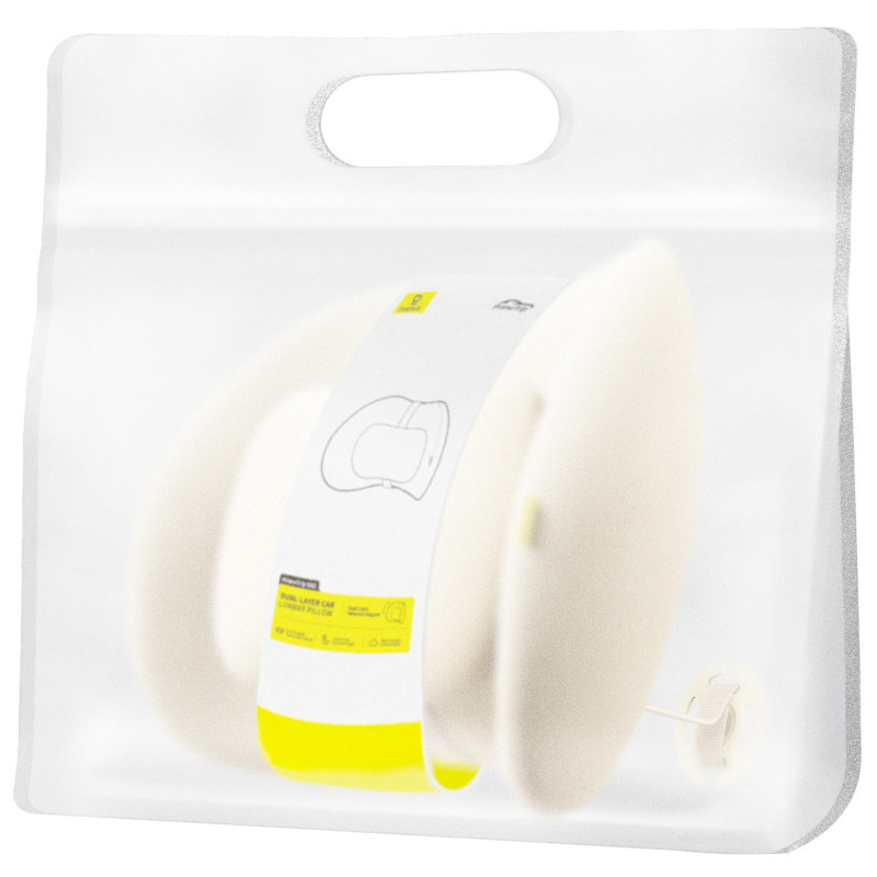 Фото Подушка Baseus PrimeTrip VH2 Dual-Layer (C01201) (Starlight Off-White) в магазине vchehle.ua