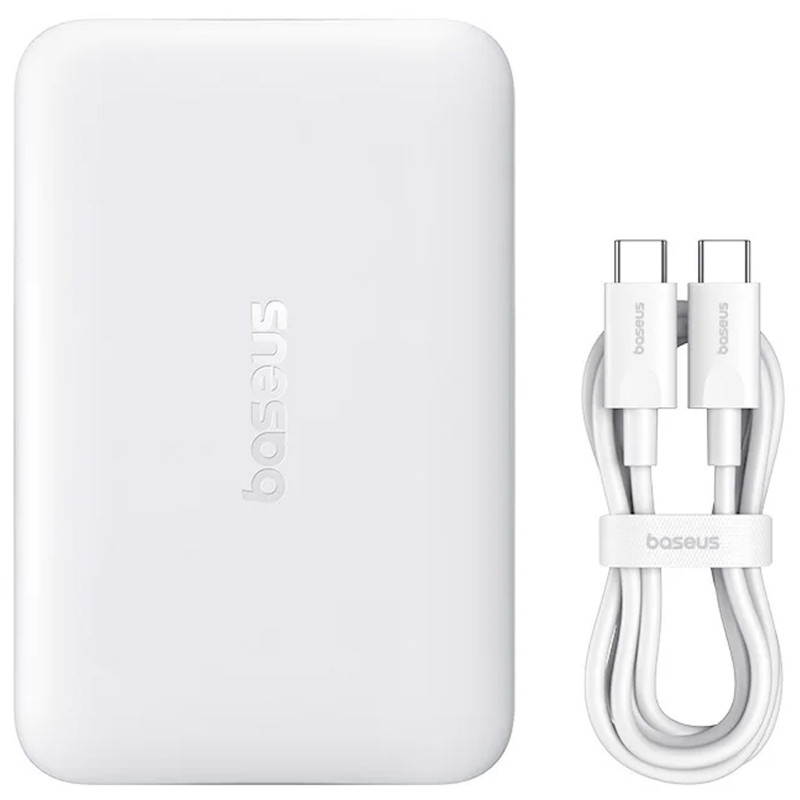 Фото Power Bank Baseus 10000mAh EnerFill FM11 30W с БЗУ (E00287) (Moon White) на vchehle.ua