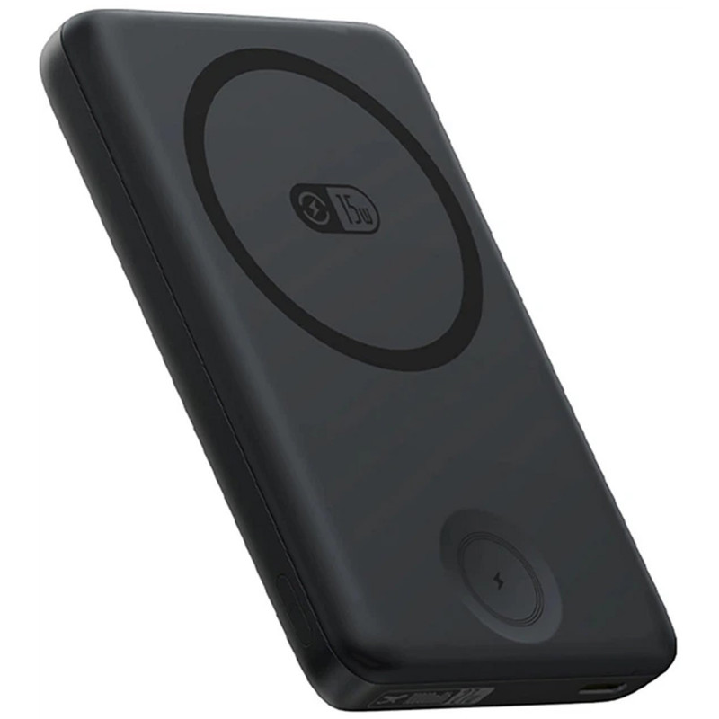 Фото Power Bank Baseus 10000mAh EnerFill FT11 Magnetic PD27W с БЗУ+iWatch  (P1008210G123) (Cosmic Black) на vchehle.ua
