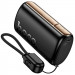 Фото Power Bank Hoco 10000 mAh Q50 Victory PD20W with cable (Black) в магазине vchehle.ua