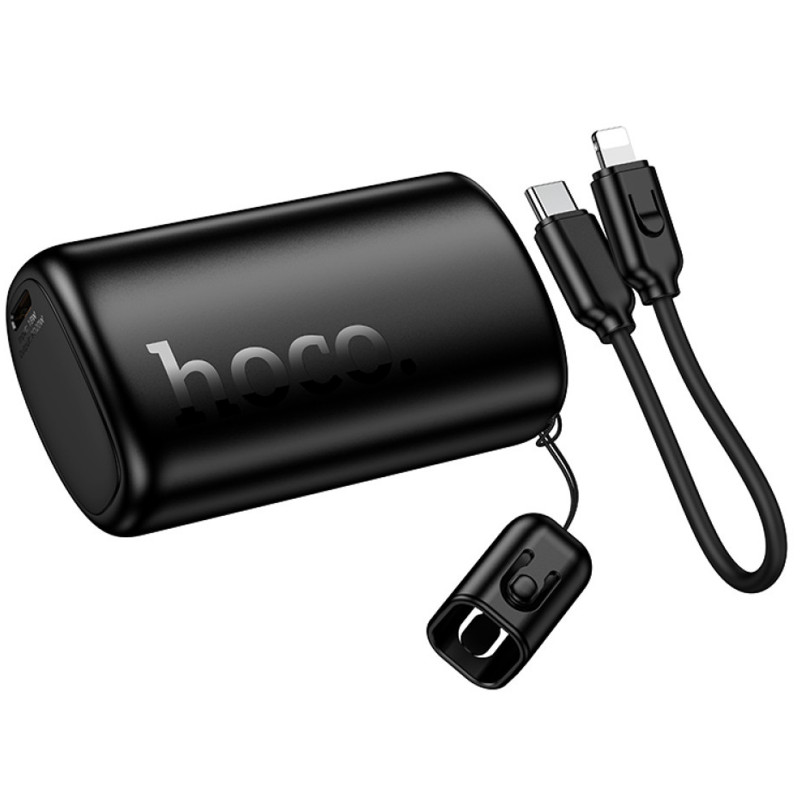 Power Bank Hoco 10000 mAh Q50 Victory PD20W with cable (Black) в магазине vchehle.ua