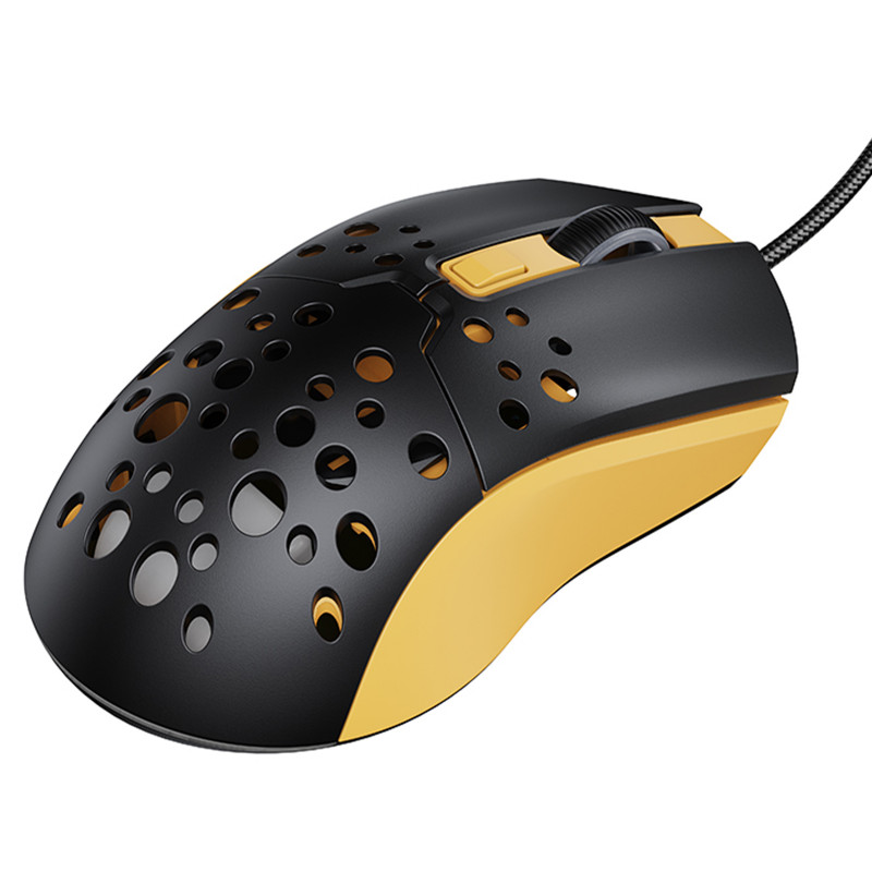 Фото Миша провідна Hoco GM51 Sky Luminous (Black / Yellow) в маназині vchehle.ua