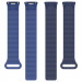 Ремешок Dual-color Magnetic для Xiaomi Mi Band 9/8/10 (Navy Blue / Blue) в магазине vchehle.ua