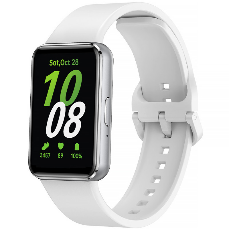 Фото Силиконовый ремешок для Samsung Galaxy Fit3 (White) на vchehle.ua