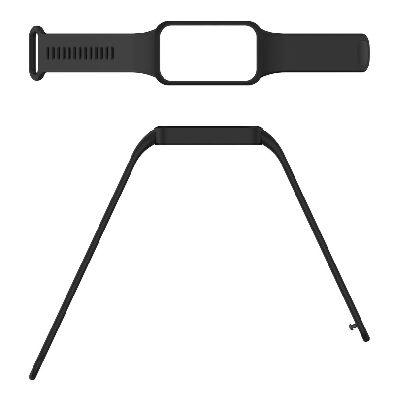 Купити Силіконовий ремінець для Xiaomi Mi Smart Band 9 Active (Black) на vchehle.ua