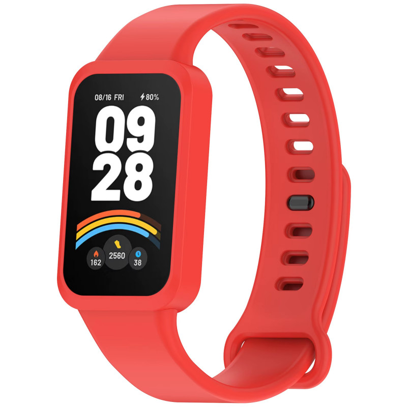 Силіконовий ремінець для Xiaomi Mi Smart Band 9 Active (Red)