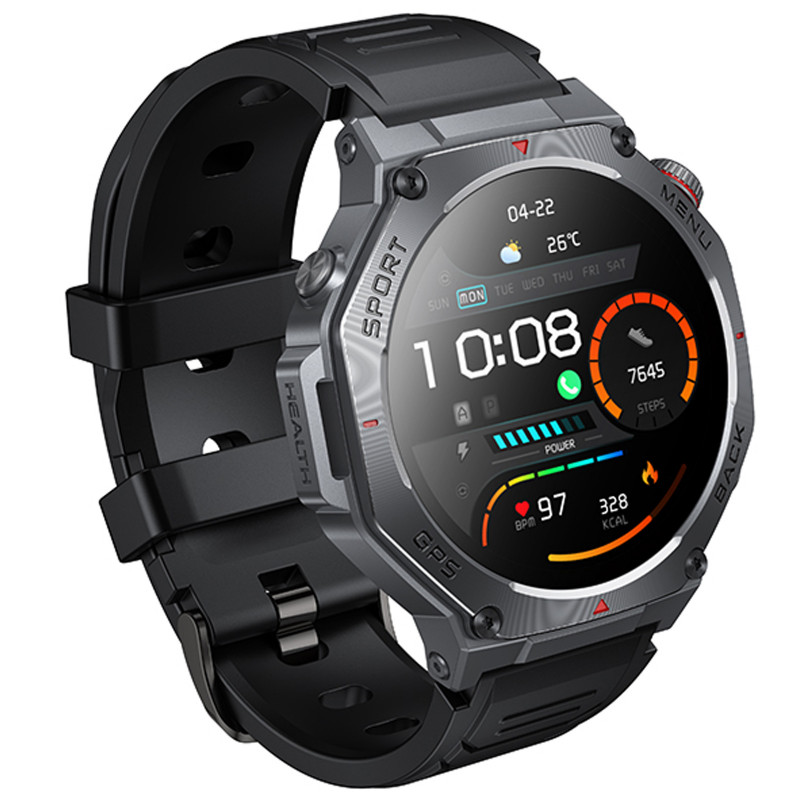 Фото Смарт-часы Hoco Y37 Smart sports watch (call version) (Black) в магазине vchehle.ua
