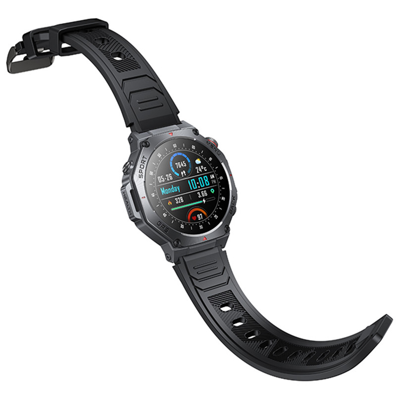 Купить Смарт-часы Hoco Y37 Smart sports watch (call version) (Black) на vchehle.ua