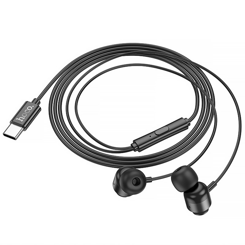 Стерео навушники Hoco M122 Type-C (Black) в магазині vchehle.ua