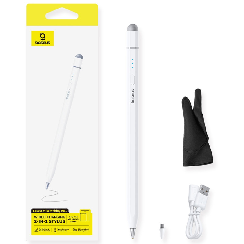 Фото Стілус Baseus HN1 Wise Writing (B0004F) (Moon White) на vchehle.ua