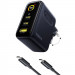 СЗУ Baseus PicoGo AE21 Fast Charger 100W (1USB-A/2C) + кабель Type-C to Type-C (E0121B) (Cosmic Black)