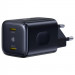 Фото СЗУ Baseus PicoGo AN13 Fast Charger 45W (2USB-C) (E0121F) (Cosmic Black) на vchehle.ua