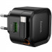 МЗП Hoco C154A Changer PD20W+QC3.0 (1USB-A/1C) + Retractable Cable Type-C (Black) в магазині vchehle.ua