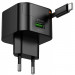 Купити МЗП Hoco C154A Changer PD20W+QC3.0 (1USB-A/1C) + Retractable Cable Type-C (Black) на vchehle.ua