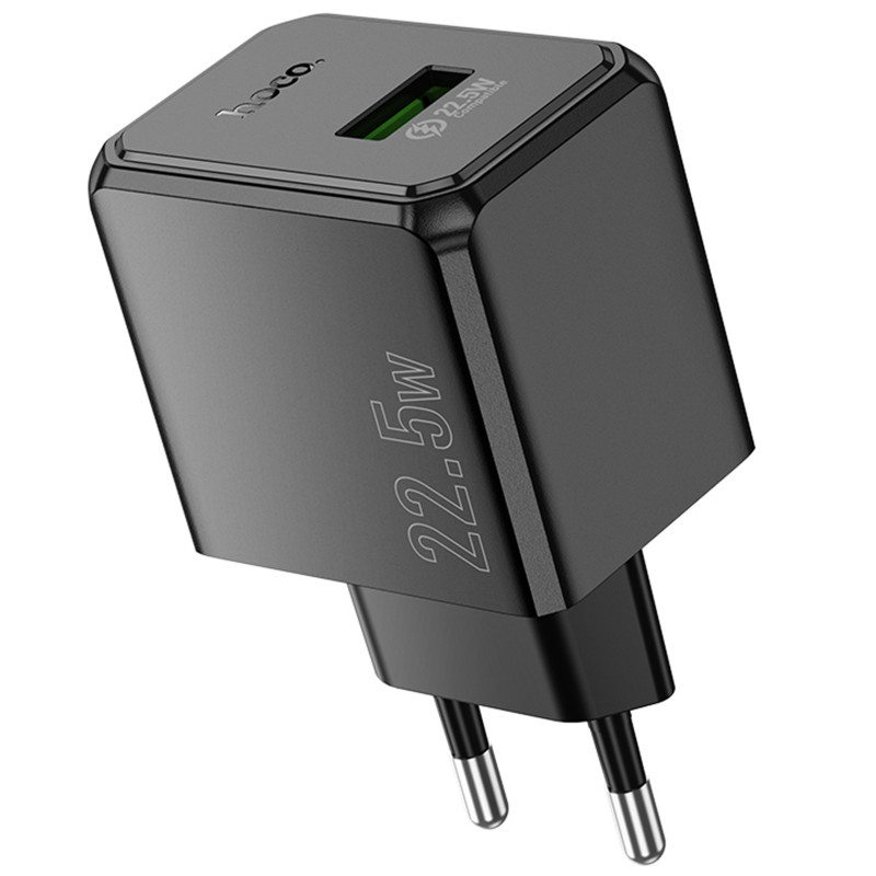 Купить СЗУ Hoco CS17A Wish QC3.0 22.5W (1USB-A) (Black) на vchehle.ua