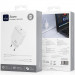 Фото МЗП WIWU G008 Essen PD30W GaN (1USB-C) + кабель Type-C to Type-C (White) на vchehle.ua