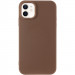 Фото TPU чохол Carbon Protective with Magnetic safe на Apple iPhone 11 (6.1") (Coffee) на vchehle.ua