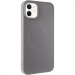 TPU чохол Carbon Protective with Magnetic safe на Apple iPhone 11 (6.1") (Grey)