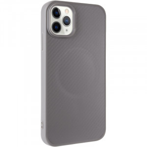 TPU чохол Carbon Protective with Magnetic safe для iPhone 12 Pro