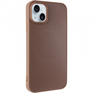 TPU чехол Carbon Protective with Magnetic safe для iPhone 14