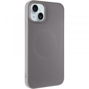 TPU чехол Carbon Protective with Magnetic safe для iPhone 13