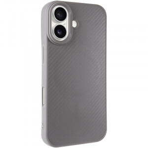 TPU чехол Carbon Protective with Magnetic safe для Apple iPhone 16 (6.1")