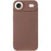 Фото TPU чехол Carbon Protective with Magnetic safe для Apple iPhone 17 Air (6.5") (Coffee) на vchehle.ua