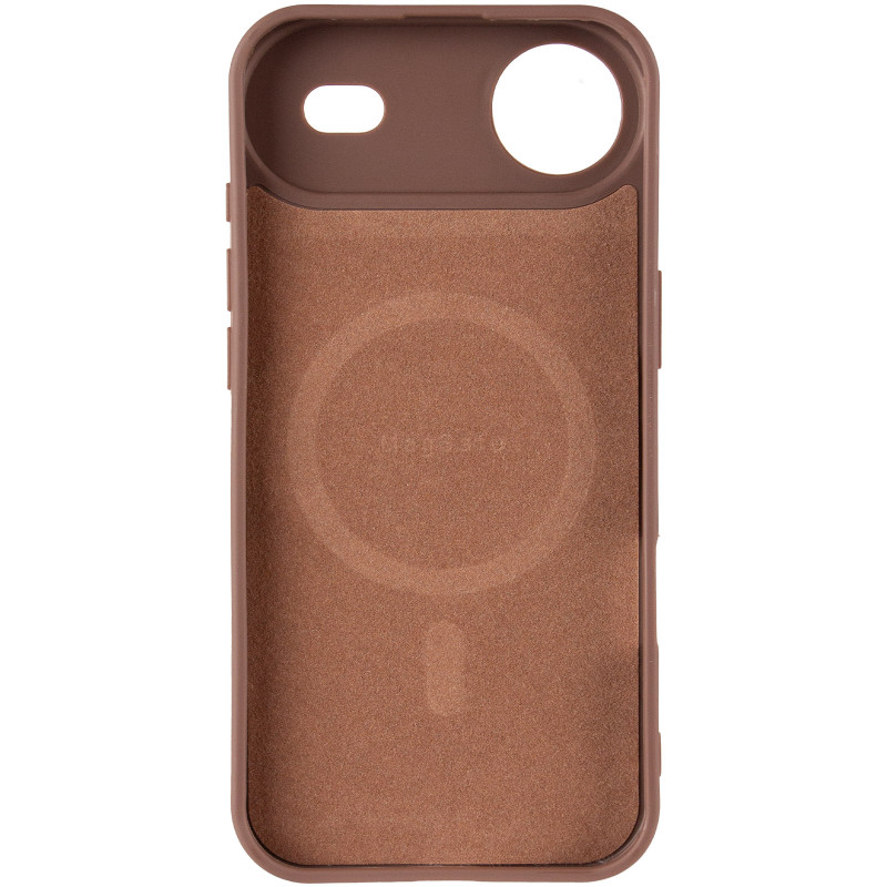 Фото TPU чехол Carbon Protective with Magnetic safe для Apple iPhone 17 Air (6.5") (Coffee) в магазине vchehle.ua