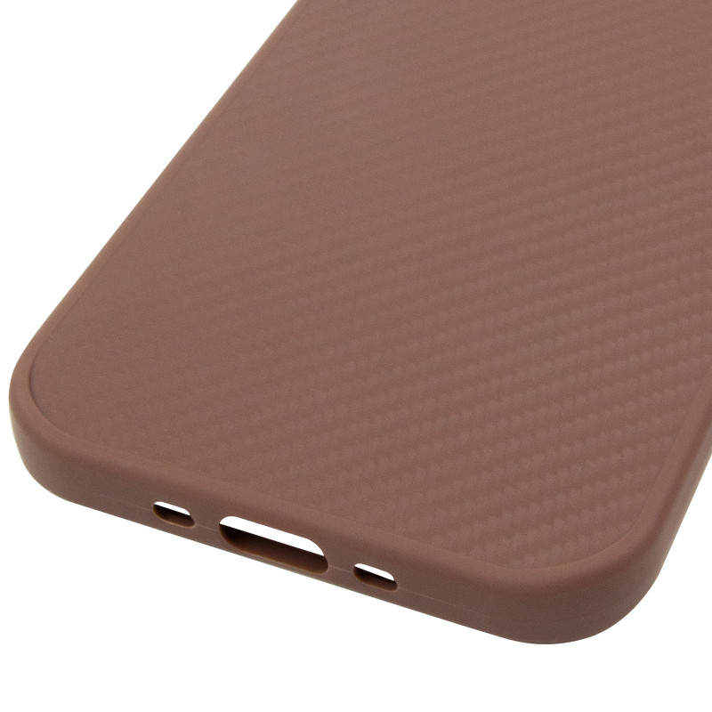 Купить TPU чехол Carbon Protective with Magnetic safe для Apple iPhone 17 Air (6.5") (Coffee) на vchehle.ua