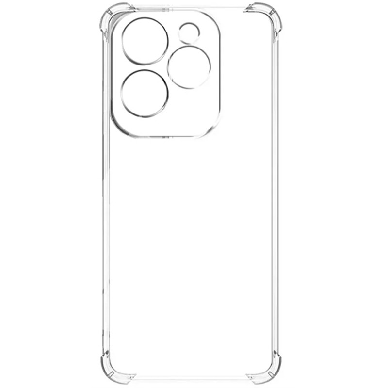 Купити TPU чохол GETMAN Ease logo посилені кути Full Camera на Infinix Hot 40i / Spark Go 2024 / Spark 20 (Безбарвний (прозорий)) на vchehle.ua