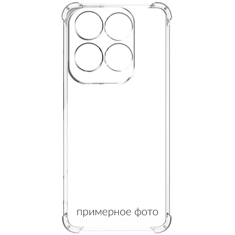 Фото TPU чехол GETMAN Ease logo усиленные углы Full Camera для Infinix Hot 60i / 60 (Бесцветный (прозрачный)) в магазине vchehle.ua
