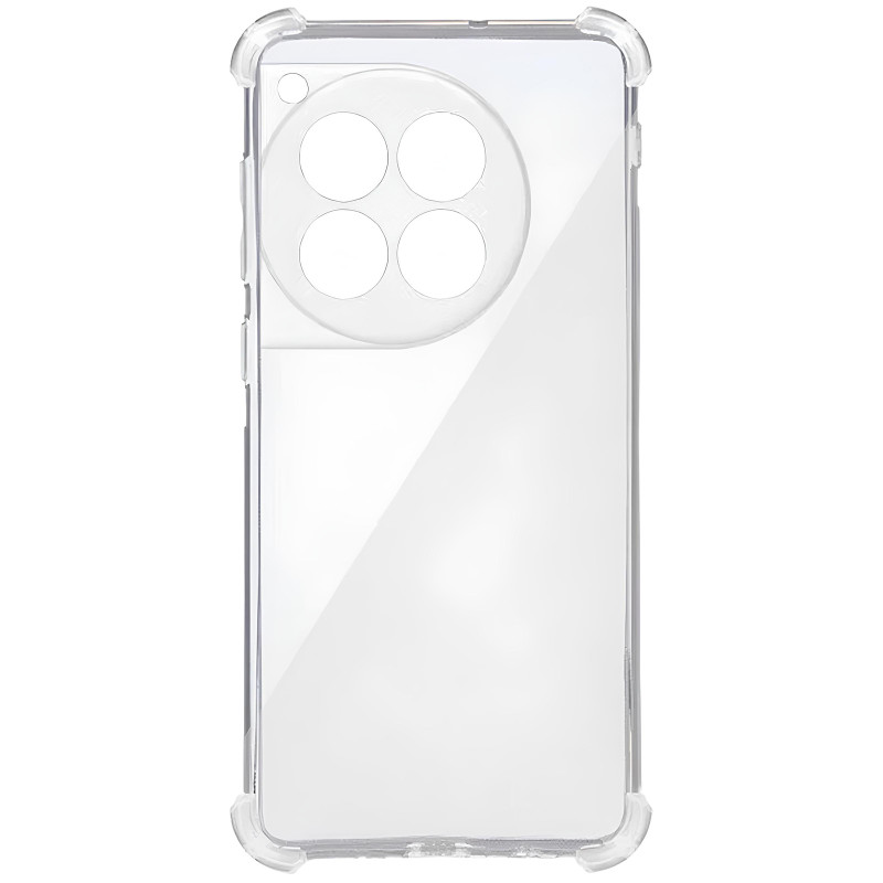 Купить TPU чехол GETMAN Ease logo усиленные углы Full Camera для OnePlus 12 (Бесцветный (прозрачный)) на vchehle.ua