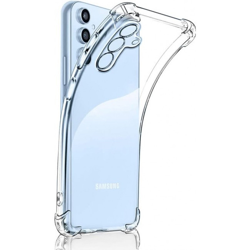 TPU чехол GETMAN Ease logo усиленные углы Full Camera для Samsung Galaxy A56 5G / A36 5G (Бесцветный (прозрачный))