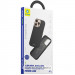 Фото TPU+PC чохол Blueo Aramid Fiber with Magnetic Fit на Apple iPhone 16 Pro Max (6.9") (Black) на vchehle.ua