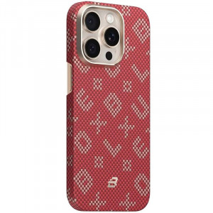 TPU+PC чехол Blueo Gilded Tactile Woven with Magnetic Safe для Apple iPhone 15 Pro (6.1")