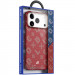 Фото TPU+PC чохол Blueo Gilded Tactile Woven with Magnetic Safe на Apple iPhone 17 Pro Max (6.9") (Red) на vchehle.ua