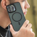 Фото TPU+PC чехол Blueo Skin Friendly Frosted with Magnetic Safe для Apple iPhone 14 Pro (6.1") (Черный / Black) в магазине vchehle.ua