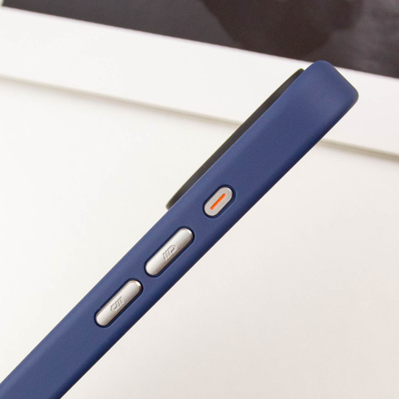 Купить TPU+PC чехол Blueo Skin Friendly Frosted with Magnetic Safe для Apple iPhone 15 Pro (6.1") (Синий / Blue) на vchehle.ua