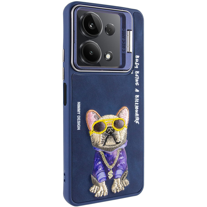 TPU+PC чехол Friends для Xiaomi Poco X6 / Note 13 Pro 5G (Blue Dog)