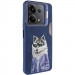 TPU+PC чехол Friends для Xiaomi Poco X6 / Note 13 Pro 5G (Blue Wolf)
