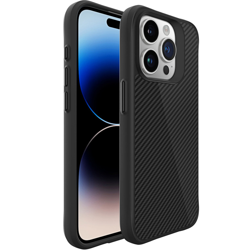 TPU+PC чехол Space Carbon collection для Apple iPhone 15 Pro Max (6.7")