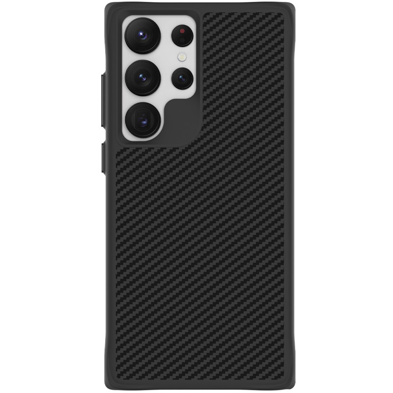 Фото TPU+PC чехол Space Carbon collection для Samsung Galaxy S23 Ultra (Black) на vchehle.ua