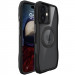 TPU+PC чехол Space Octagon Magnetic Safe with aluminium ring для Apple iPhone 16 (6.1") (Black)