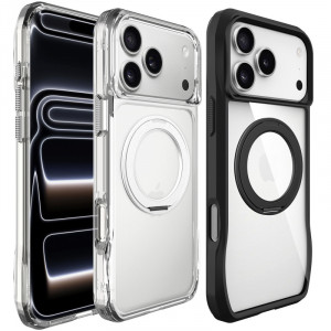 TPU+PC чохол Space Octagon Magnetic Safe with aluminium ring на Apple iPhone 17 Pro Max (6.9")