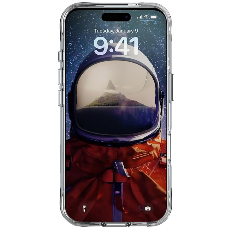 Фото TPU+PC чохол Space Pure Rainbow Magnetic Safe на Apple iPhone 16 Pro (6.3") (Blue) в маназині vchehle.ua