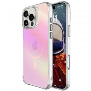 TPU+PC чехол Space Pure Rainbow Magnetic Safe для Apple iPhone 16 Pro Max (6.9")
